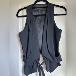 BCBGMaxAzria draped vest